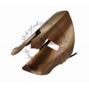 Ancient Greek Copper Spartan Battle Mask